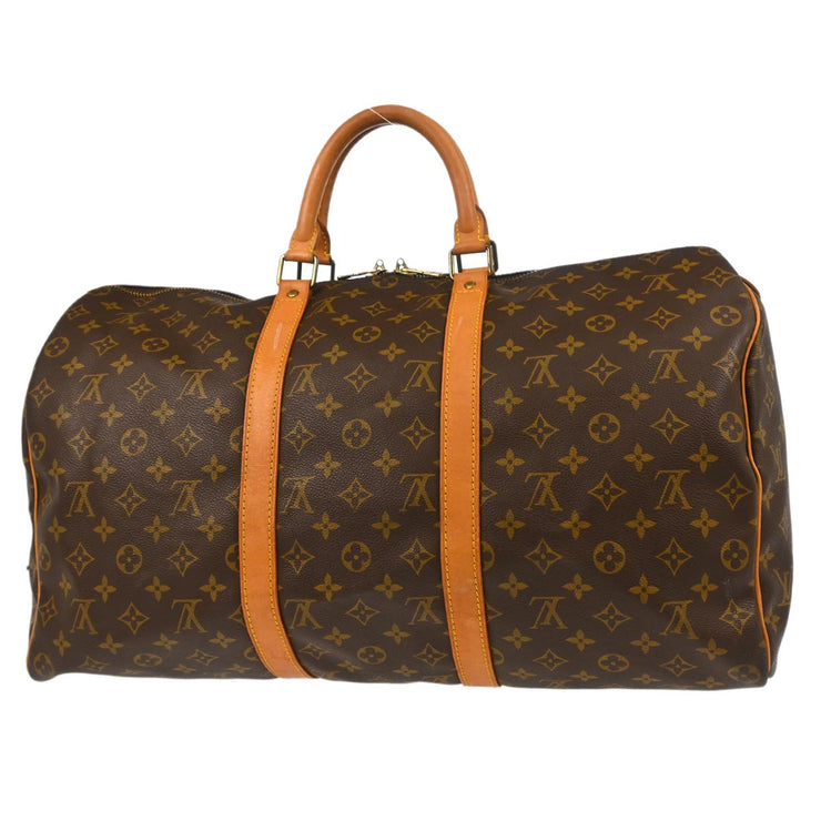 Louis Vuitton Monogram Keepall 50 Duffle Travel Handbag M41426 VI884 XX34727