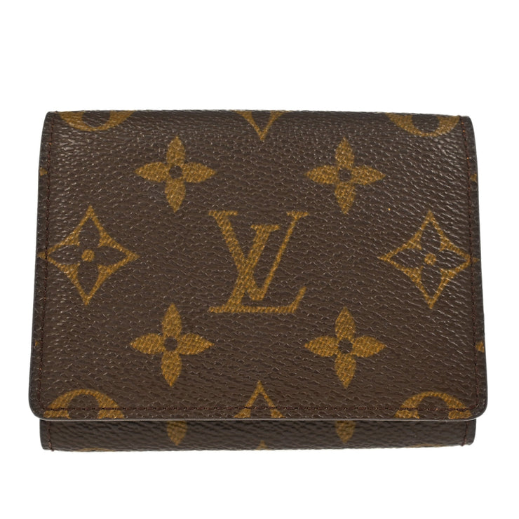 Louis Vuitton Monogram Enveloppe Carte De Visite Card Case M62920 AS1010 XX34811