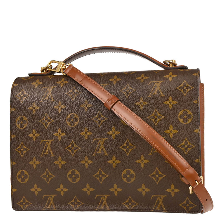 Louis Vuitton Monogram Monceau 28 Business Handbag M51185 SR0032 165566