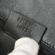 Gucci Black Velours Leather Shoulder Bag 001.3307/002214 186290