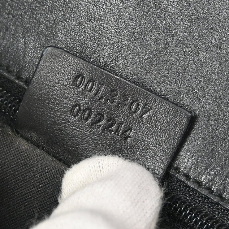 Gucci Black Velours Leather Shoulder Bag 001.3307/002214 186290