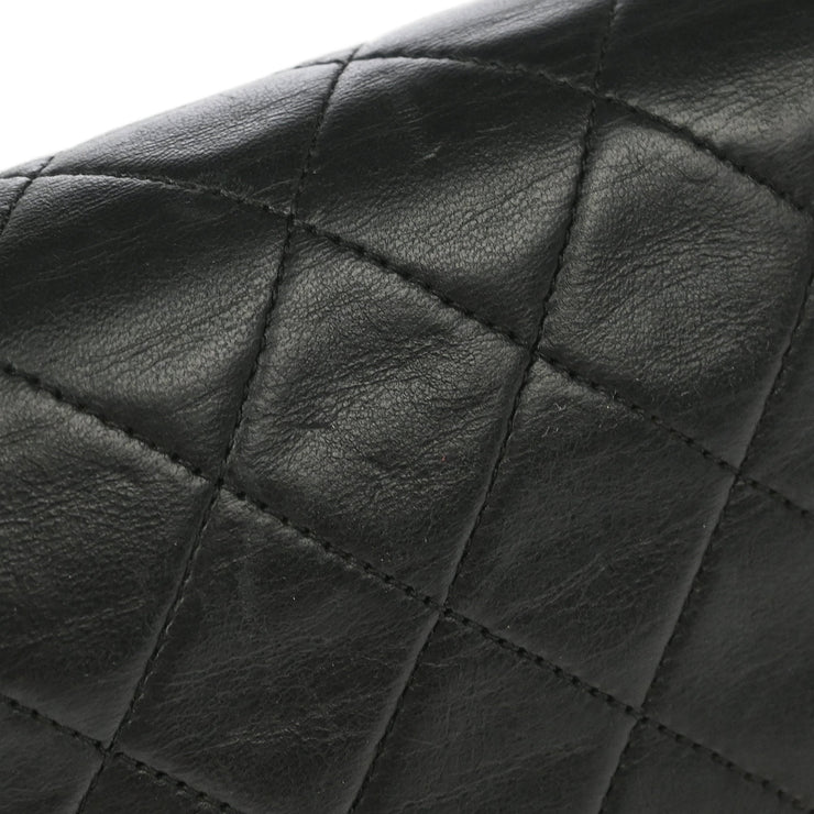 Chanel Black Lambskin Turnlock Mini Full Flap Shoulder Bag XX00472
