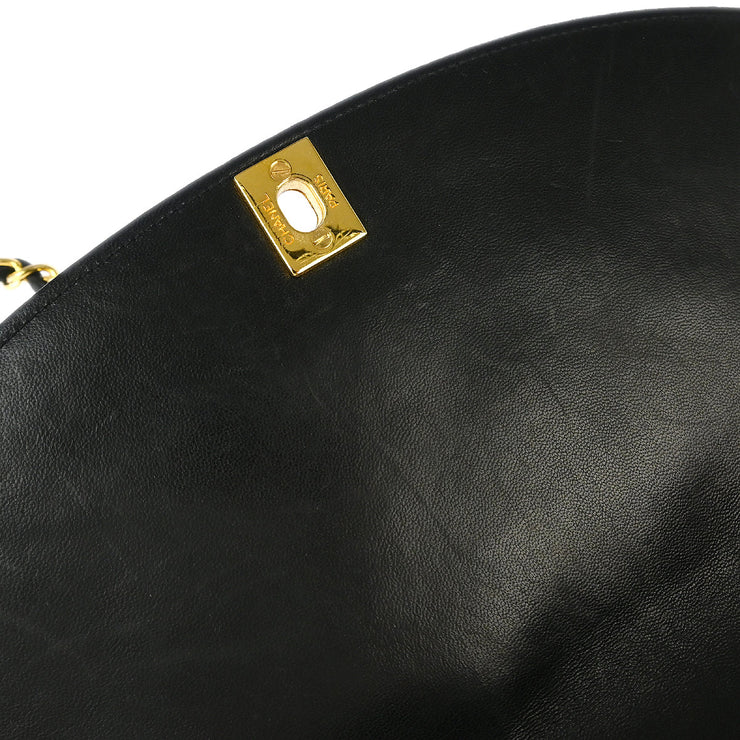 Chanel Black Lambskin Medium Diana Shoulder Bag XX01421