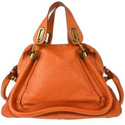 Chloe Orange Leather Parary 2way Handbag 01135765-D XX92121