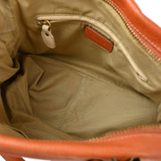 Chloe Orange Leather Parary 2way Handbag 01135765-D XX92121