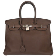 Hermes Ebene Togo Birkin 35 Handbag YPY358 IU 165703