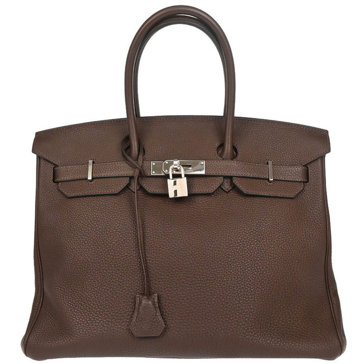Hermes Ebene Togo Birkin 35 Handbag YPY358 IU 165703