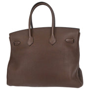 Hermes Ebene Togo Birkin 35 Handbag YPY358 IU 165703