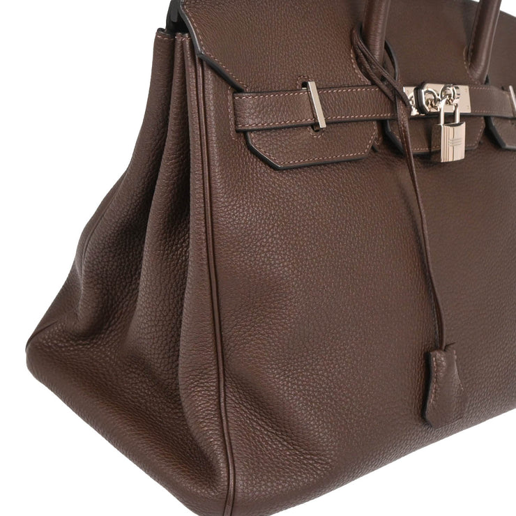 Hermes Ebene Togo Birkin 35 Handbag YPY358 IU 165703