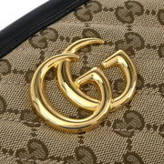 Gucci Beige GG Marmont Shoulder Camera Bag 447632/486628 166115