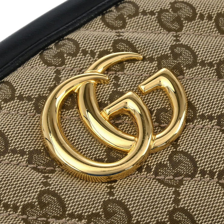 Gucci Beige GG Marmont Shoulder Camera Bag 447632/486628 166115
