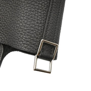 Hermes Black Taurillon Clemence Picotin Lock 22 MM Handbag Y AM 012 UH 176904