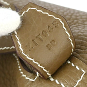Hermes Etoupe Taurillon Clemence Bolide 31 2way Handbag ZIT943BD XX91879