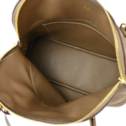 Hermes Etoupe Taurillon Clemence Bolide 31 2way Handbag ZIT943BD XX91879