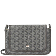 Goyard Gray Plumet Shoulder Bag Pochette Wallet WOC ADM020242 166135