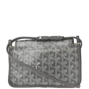 Goyard Gray Plumet Shoulder Bag Pochette Wallet WOC ADM020242 166135