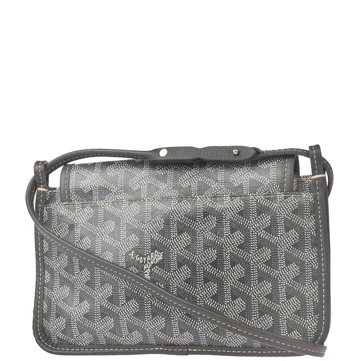 Goyard Gray Plumet Shoulder Bag Pochette Wallet WOC ADM020242 166135