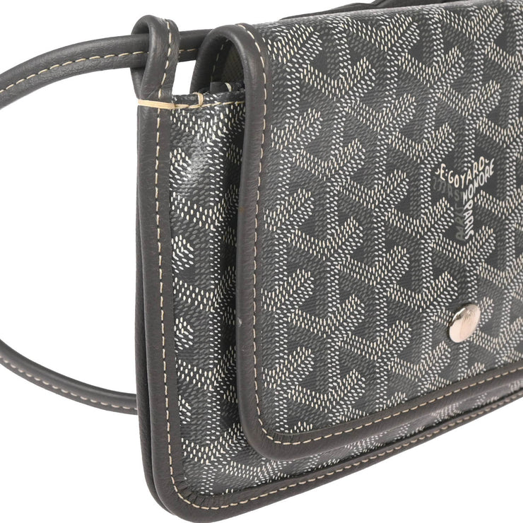 Goyard Gray Plumet Shoulder Bag Pochette Wallet WOC ADM020242 166135