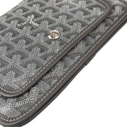 Goyard Gray Plumet Shoulder Bag Pochette Wallet WOC ADM020242 166135