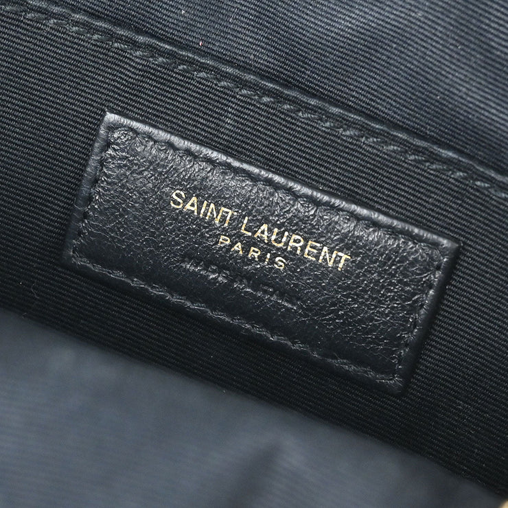 Saint Laurent White Leather Vinyl Shoulder Bag PTR6104360422 186531