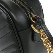 Gucci Black Leather Shoulder Bag 447632520981 186686
