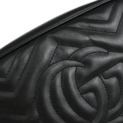 Gucci Black Leather Shoulder Bag 447632520981 186686