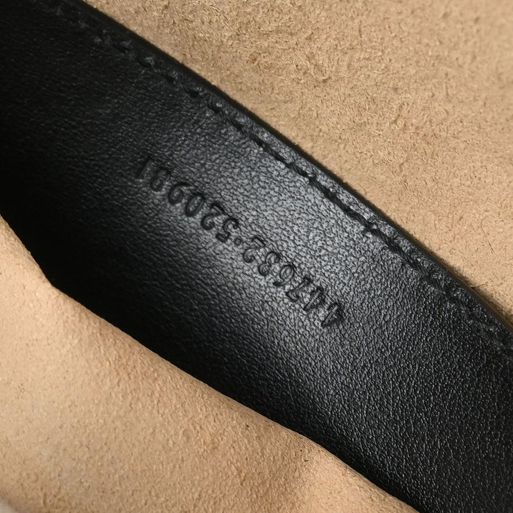Gucci Black Leather Shoulder Bag 447632520981 186686