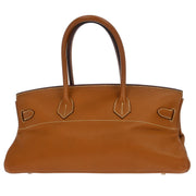 Hermes Gold Taurillon Clemence Shoulder Birkin Handbag 68A� J 194898
