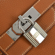 Hermes Gold Taurillon Clemence Shoulder Birkin Handbag 68A� J 194898