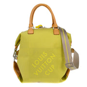 Louis Vuitton Yellow Damier Geant LV Cup America Cube M80633 MB0072 NQ00217
