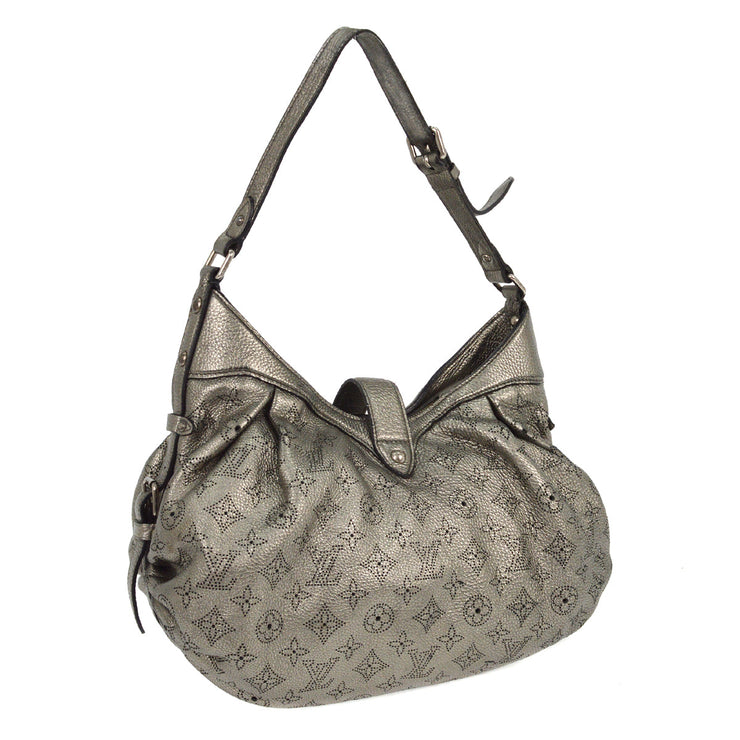 Louis Vuitton Silver Mahina XS Shoulder Bag M95718 MB0078 NQ00218