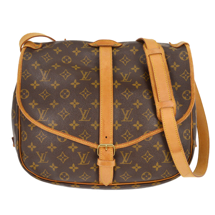 Louis Vuitton Monogram Saumur 35 Shoulder Bag M42254 MB0918 NQ00260