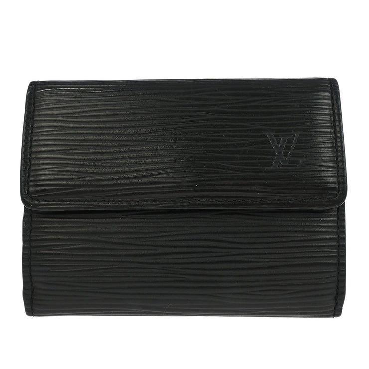 Louis Vuitton Epi Black Ludlow Coin Case Wallet M63302 BJ0035 NQ00371
