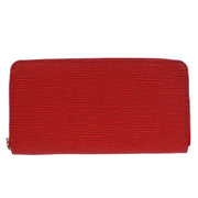 Louis Vuitton Red Epi Zippy Long Wallet M6007E CA0076 NQ00372