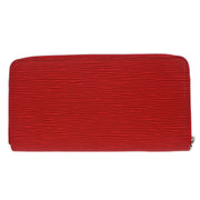 Louis Vuitton Red Epi Zippy Long Wallet M6007E CA0076 NQ00372