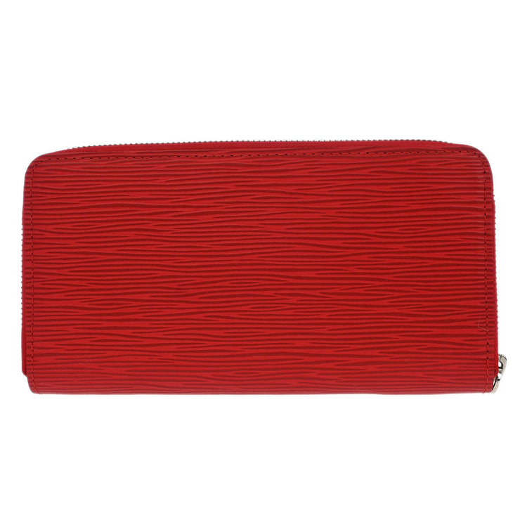 Louis Vuitton Red Epi Zippy Long Wallet M6007E CA0076 NQ00372