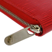 Louis Vuitton Red Epi Zippy Long Wallet M6007E CA0076 NQ00372