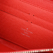 Louis Vuitton Red Epi Zippy Long Wallet M6007E CA0076 NQ00372