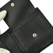 Celine Black Leather Wallet Purse F-IE-1223 NQ00374