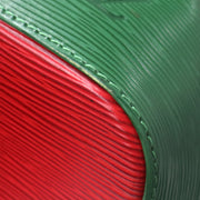 Louis Vuitton Green Red Epi Petite Noe Bucket Shoulder Bag M44147 AR0974 NQ00378