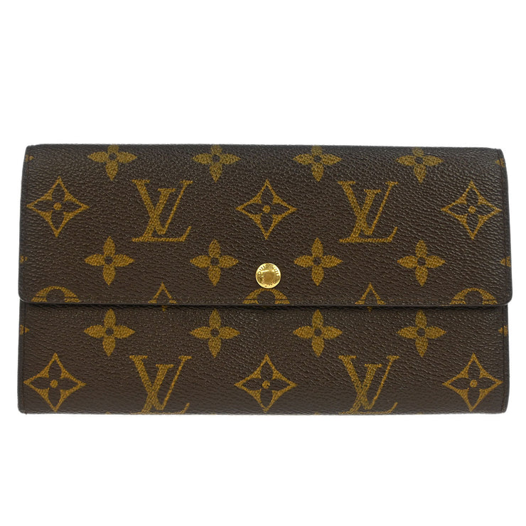 Louis Vuitton Monogram Portefeuille Sarah Purse Wallet M61734 TH0042 NQ00382