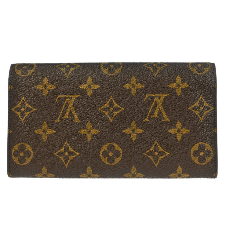 Louis Vuitton Monogram Portefeuille Sarah Purse Wallet M61734 TH0042 NQ00382