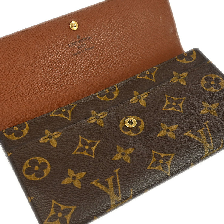 Louis Vuitton Monogram Portefeuille Sarah Purse Wallet M61734 TH0042 NQ00382