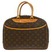 Louis Vuitton Monogram Deauville Bowling Vanity Handbag M47270 NO0998 NQ00396