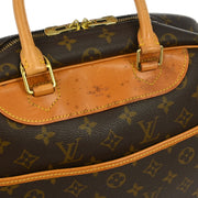 Louis Vuitton Monogram Deauville Bowling Vanity Handbag M47270 NO0998 NQ00396