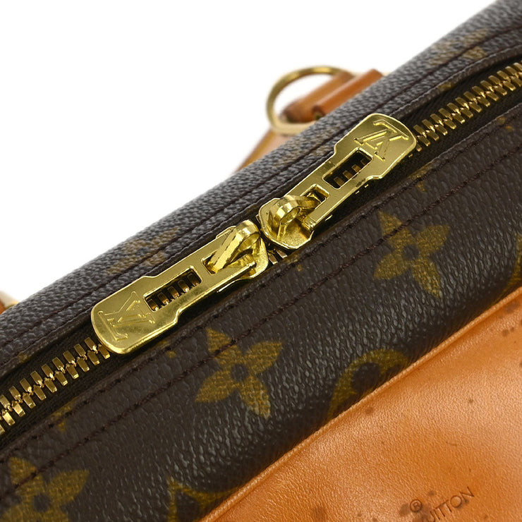 Louis Vuitton Monogram Deauville Bowling Vanity Handbag M47270 NO0998 NQ00396