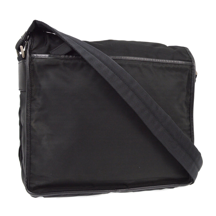 Prada Black Nylon Shoulder Bag 84 NQ00401