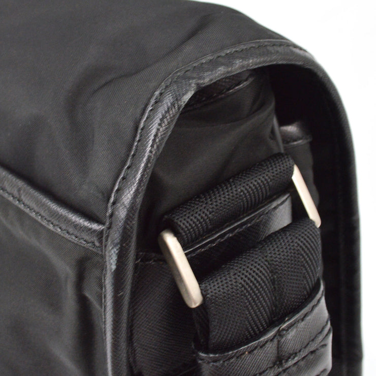 Prada Black Nylon Shoulder Bag 84 NQ00401