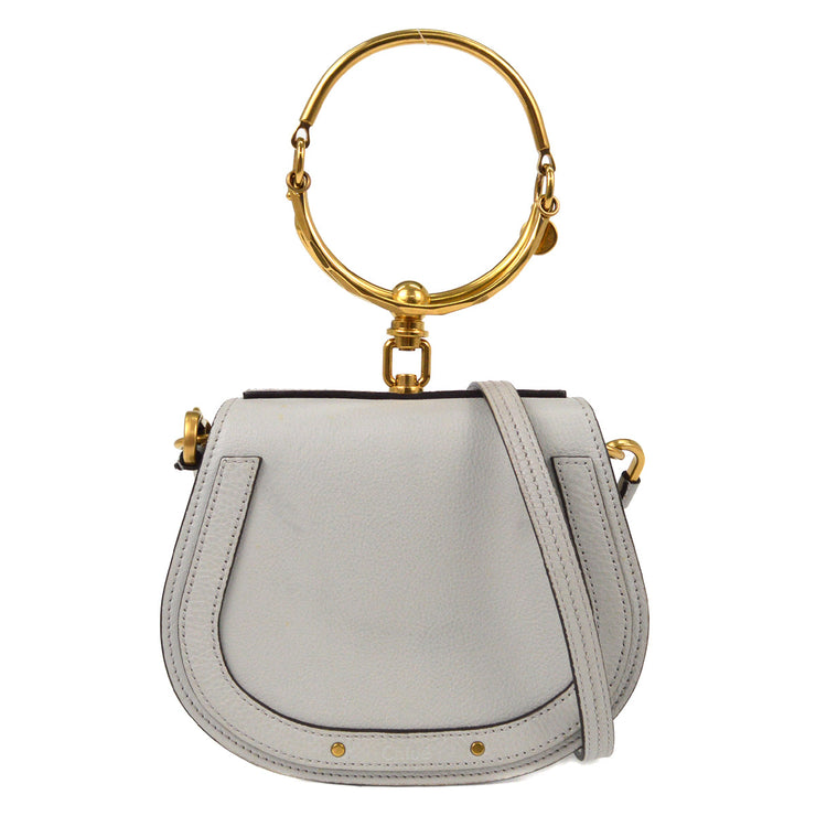 Chloe Gray Nile 2way Handbag 01.18.63.66 NQ00411