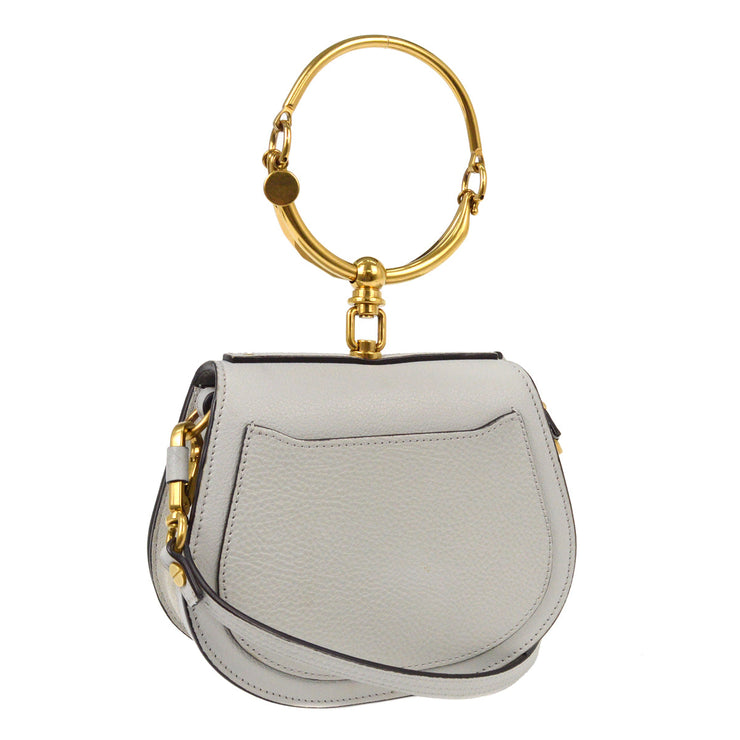 Chloe Gray Nile 2way Handbag 01.18.63.66 NQ00411